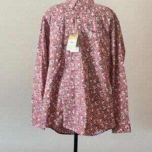 NWT Men's Salmon Paisley George Strait Western Shirt Bundle and save 30% off